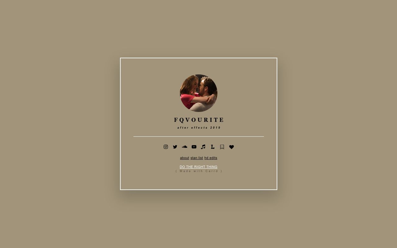 Carrd profile picture for @favourite
